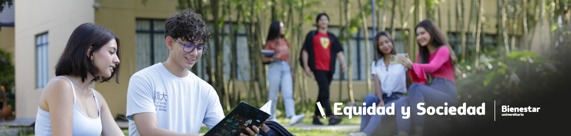 Imagen de cabecera para la área de Extensión Estudiantil del micrositio de Bienestar Universitario de Unibagué